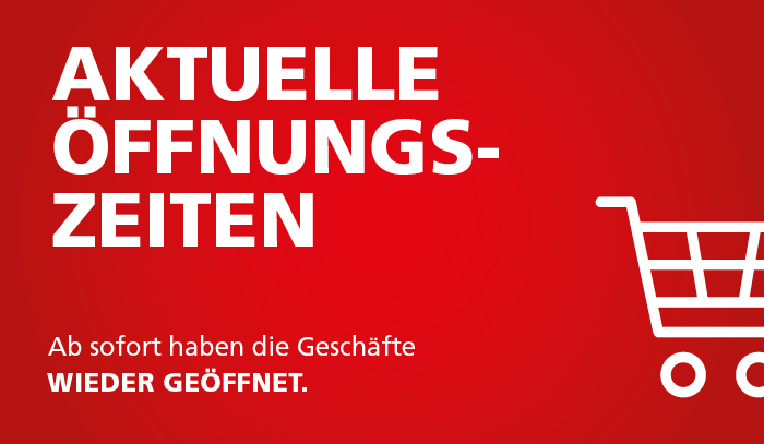 Aktuelle Öffnungszeiten